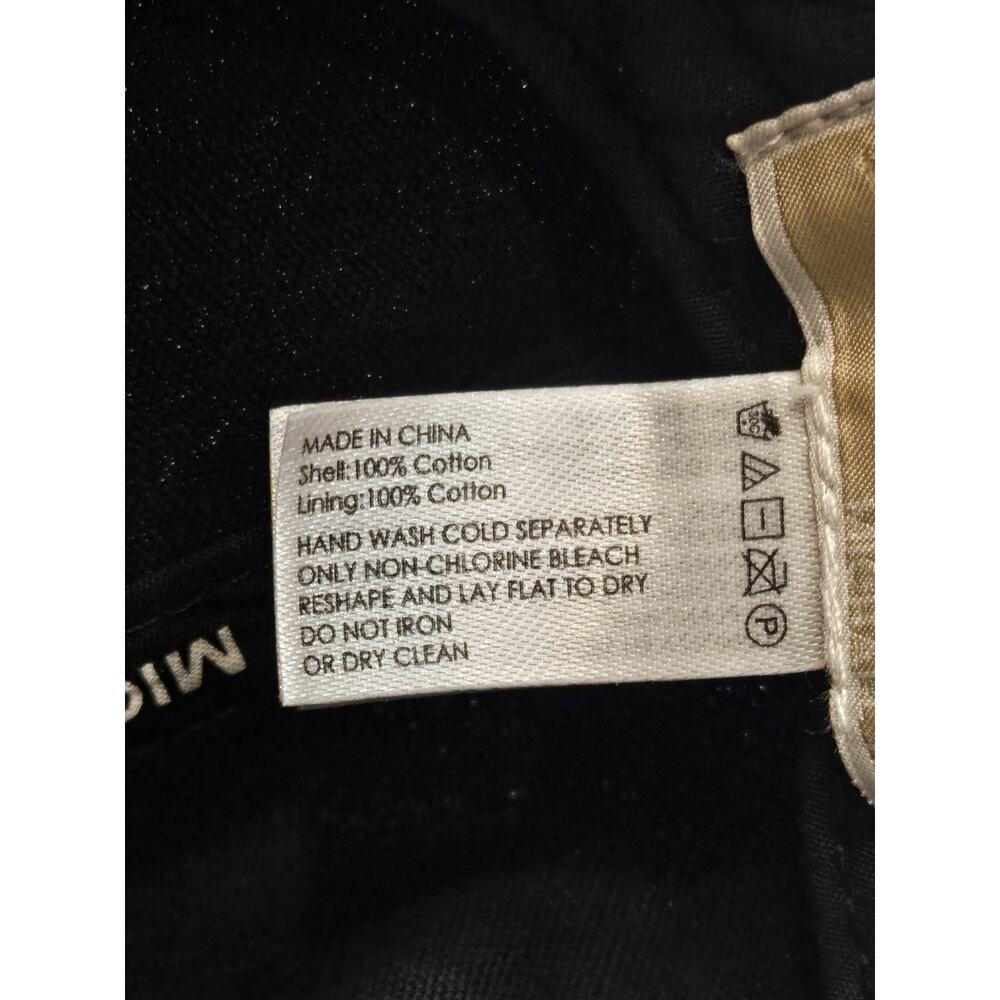 Michael Kors Signature MK Logo Canvas Baseball Cap 1 Size Adjustable New W/Tag - Picture 7 of 12